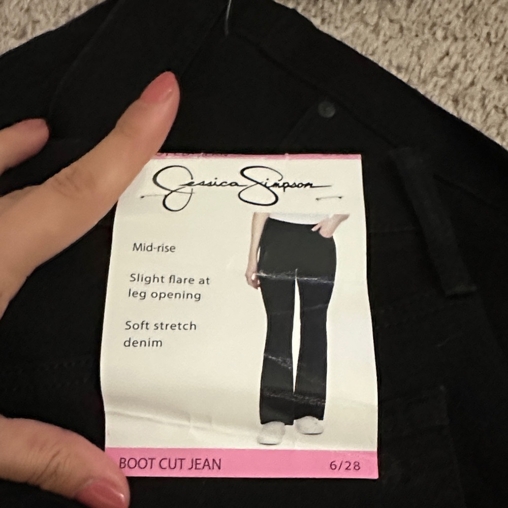 Jessica Simpson Black Bootcut Jeans